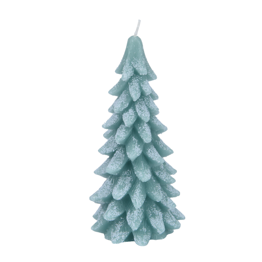 Kaars - Kerstboom - Groen - 12cm