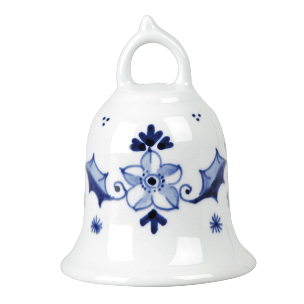 Royal Delft porceleinen kerstbel - 8cm