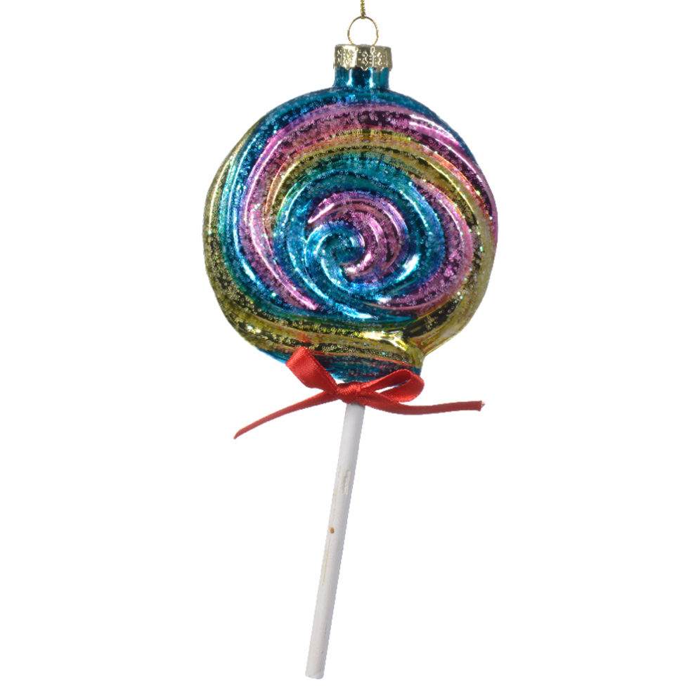 Glazen kerstornament - Lolly