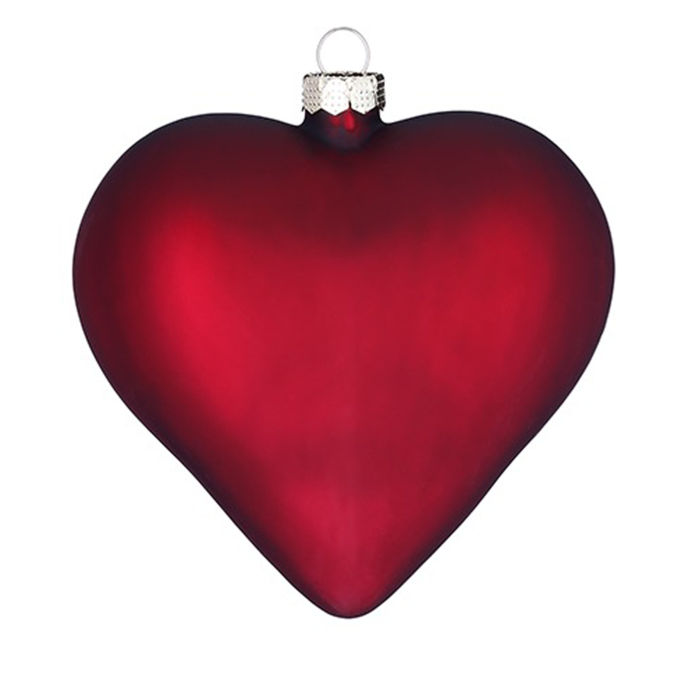 Inge Glas kerstornament - Hart