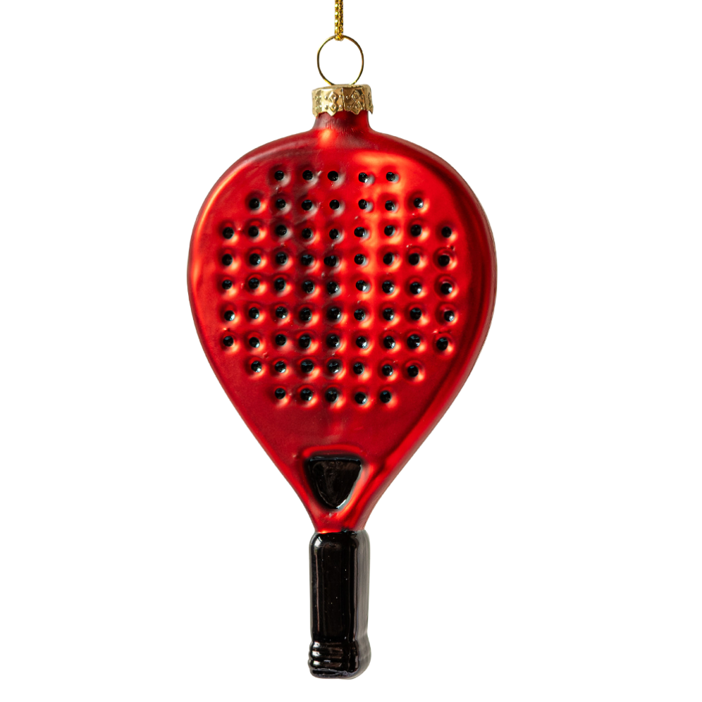 Kerstornament - Padelracket