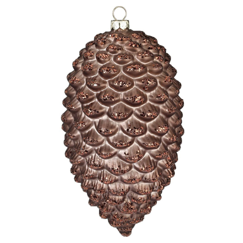 Inge Glas kerstornament - Dennenappel