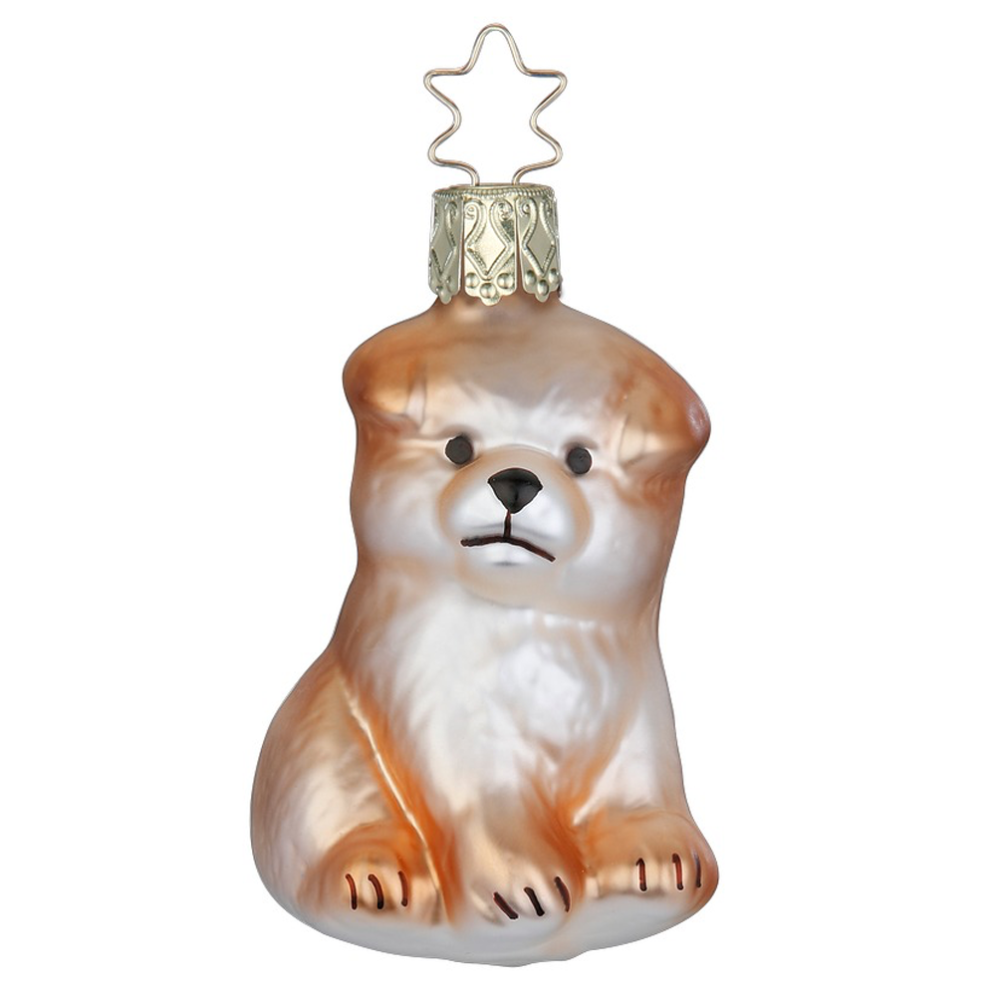 Inge Glas kerstornament - Shiba Inu