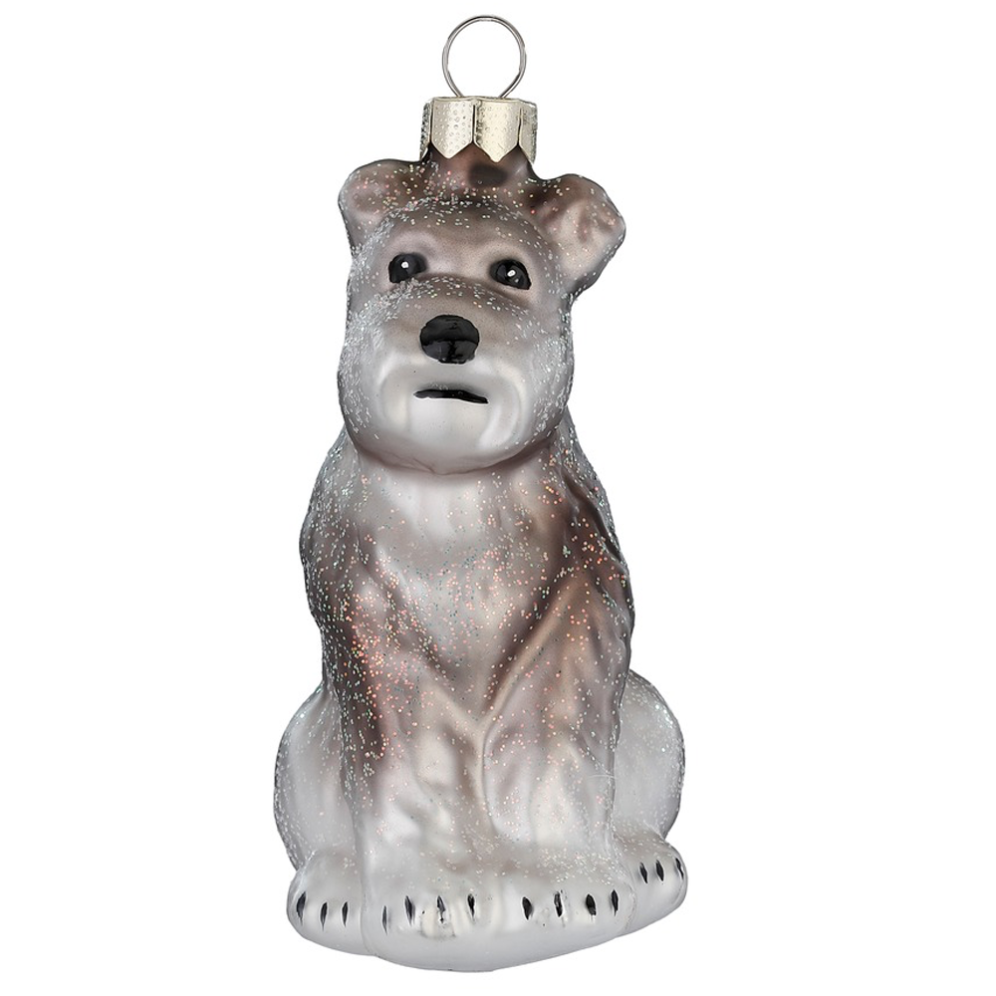 Glazen kerstornament - Schnauzer