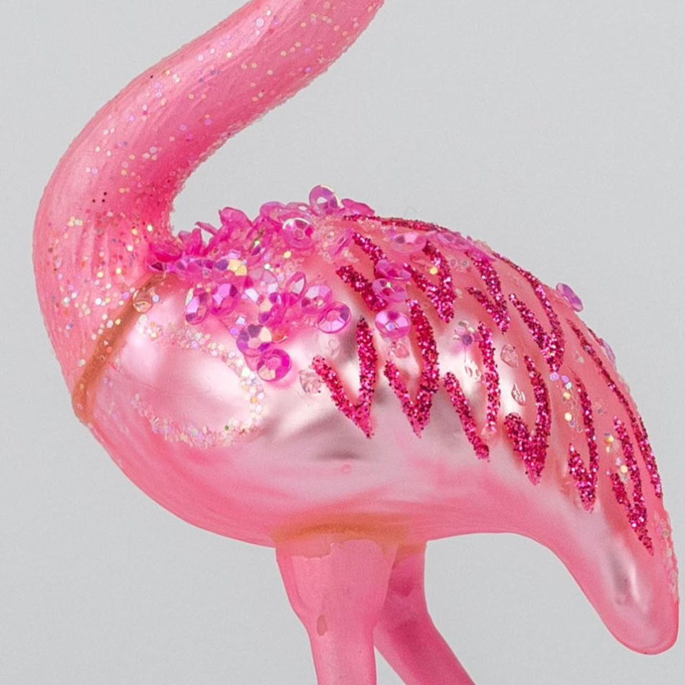 Jolly Jingles kerstornament - Flamingo