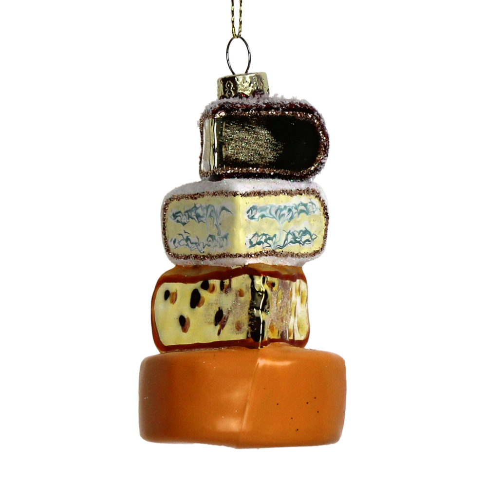 HD Collection kerstornament - Stapel met kaas