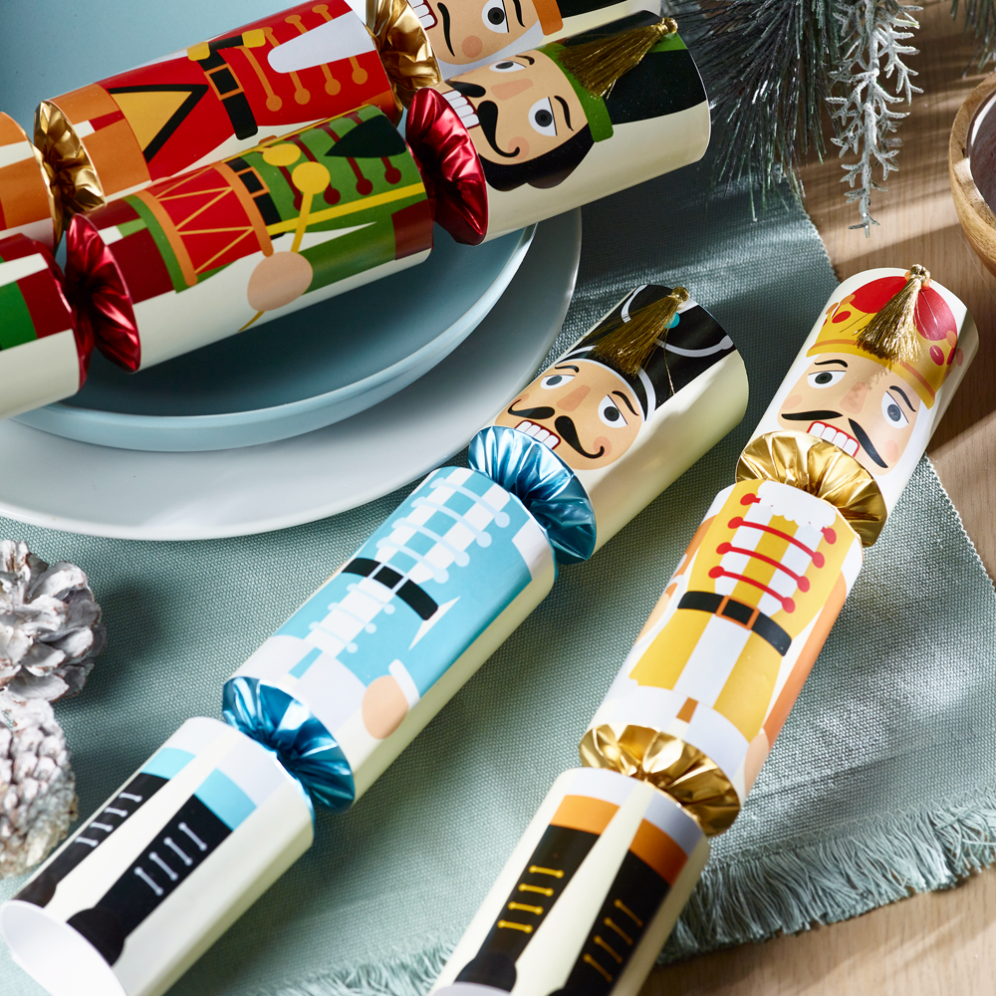 Robin Reed Christmas crackers - Nutcracker - Set van 6