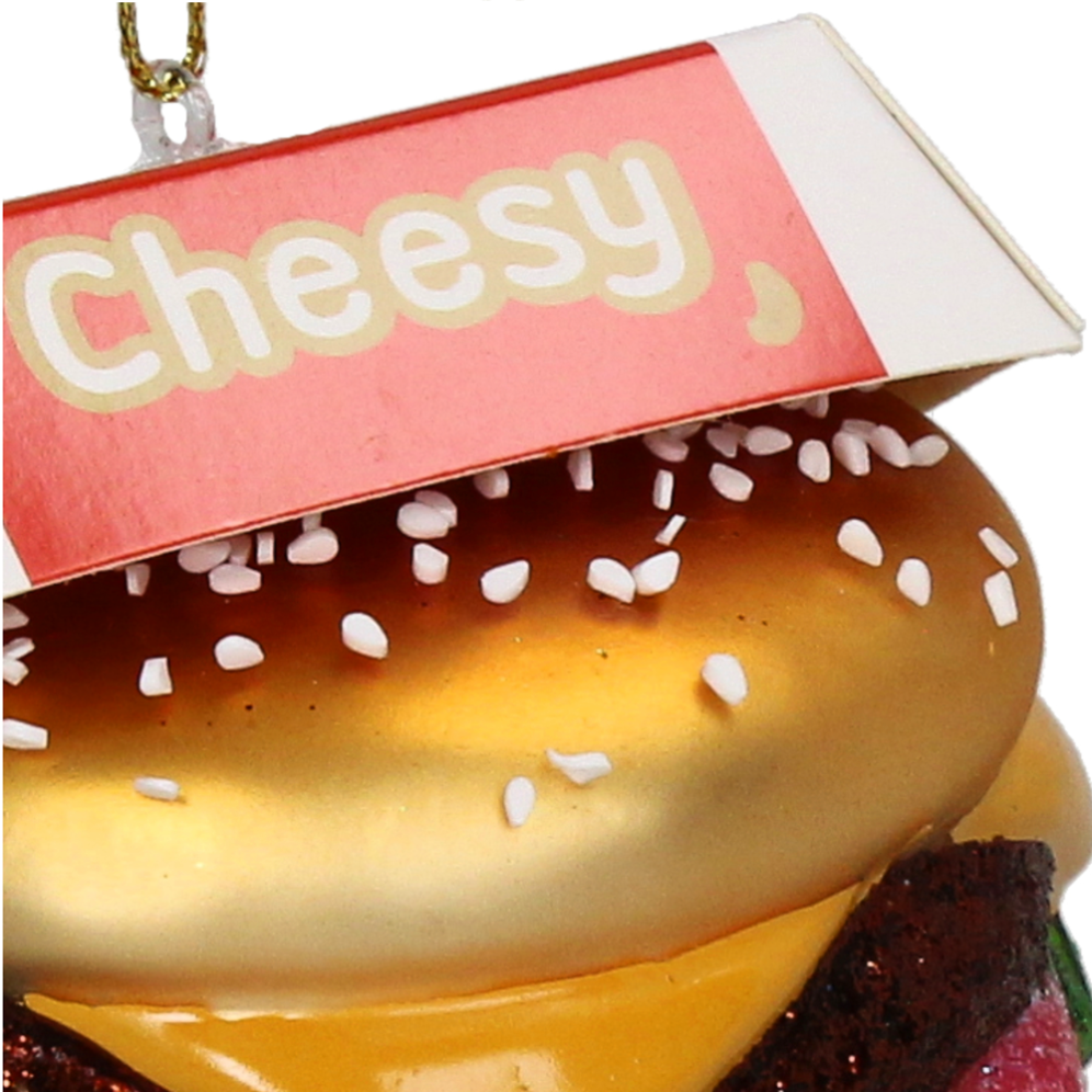 HD Collection kerstornament - Cheese burger