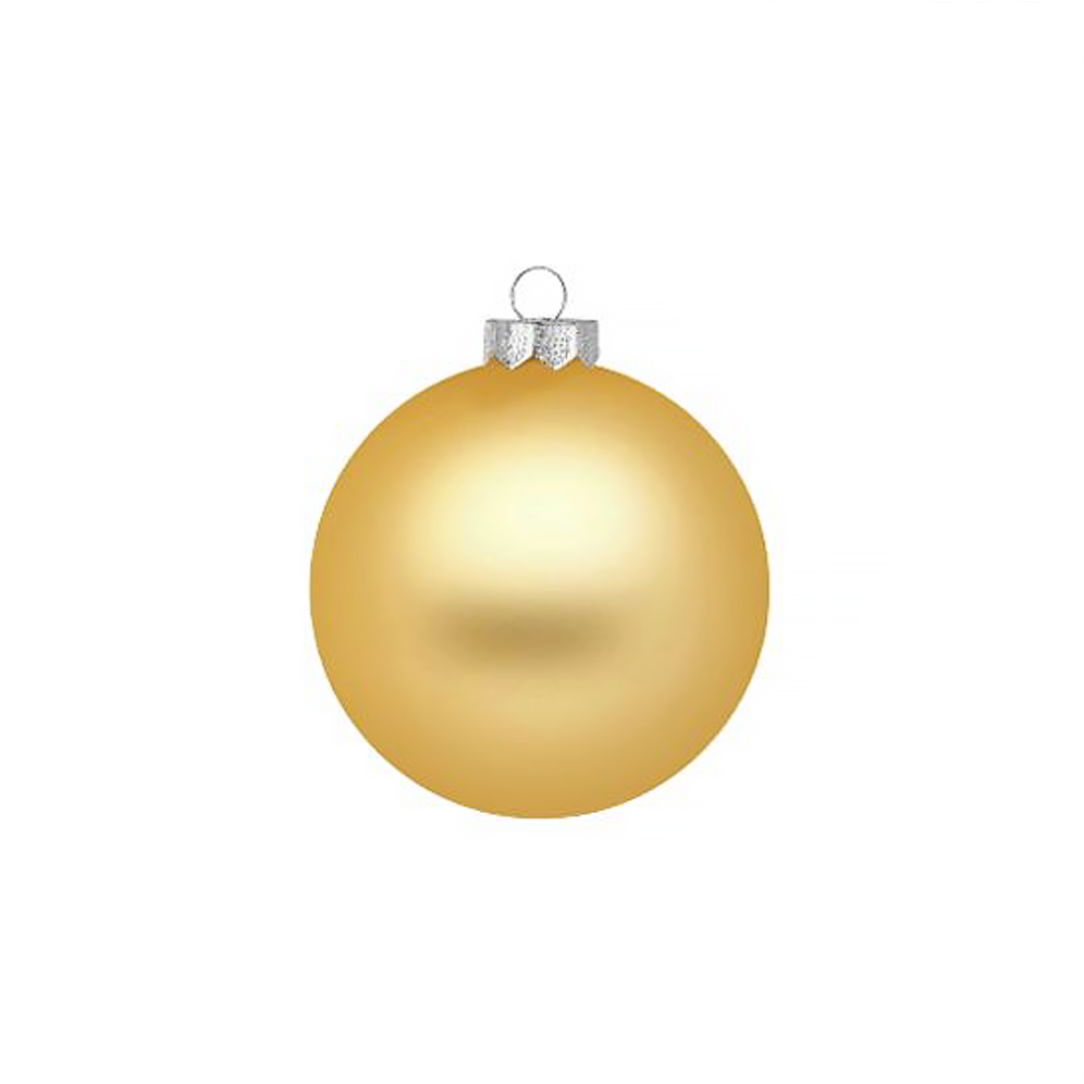 Inge Glas glazen kerstballen - Set van 30 - Wit en goud - 6cm