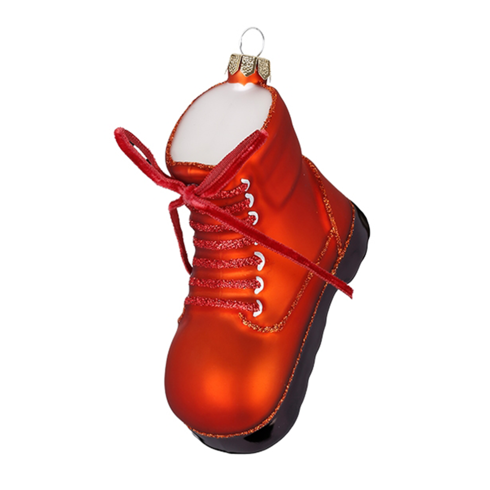 Holly & Jolly kerstornament - Wandelschoen