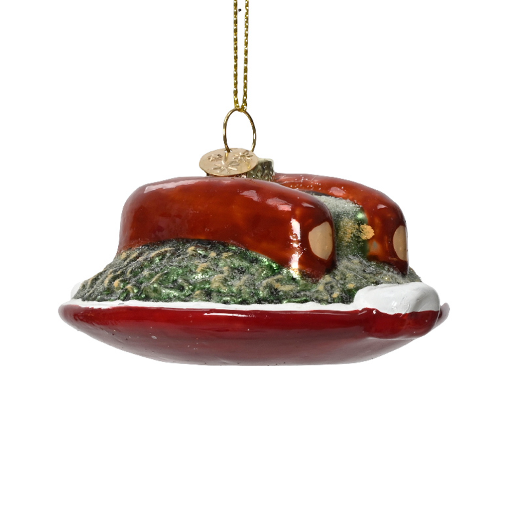 Decoris kerstornament - Boerenkool met worst