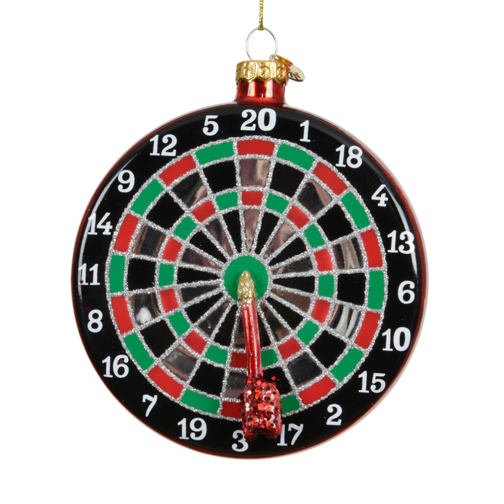 Decoris kerstornament - Dartbord