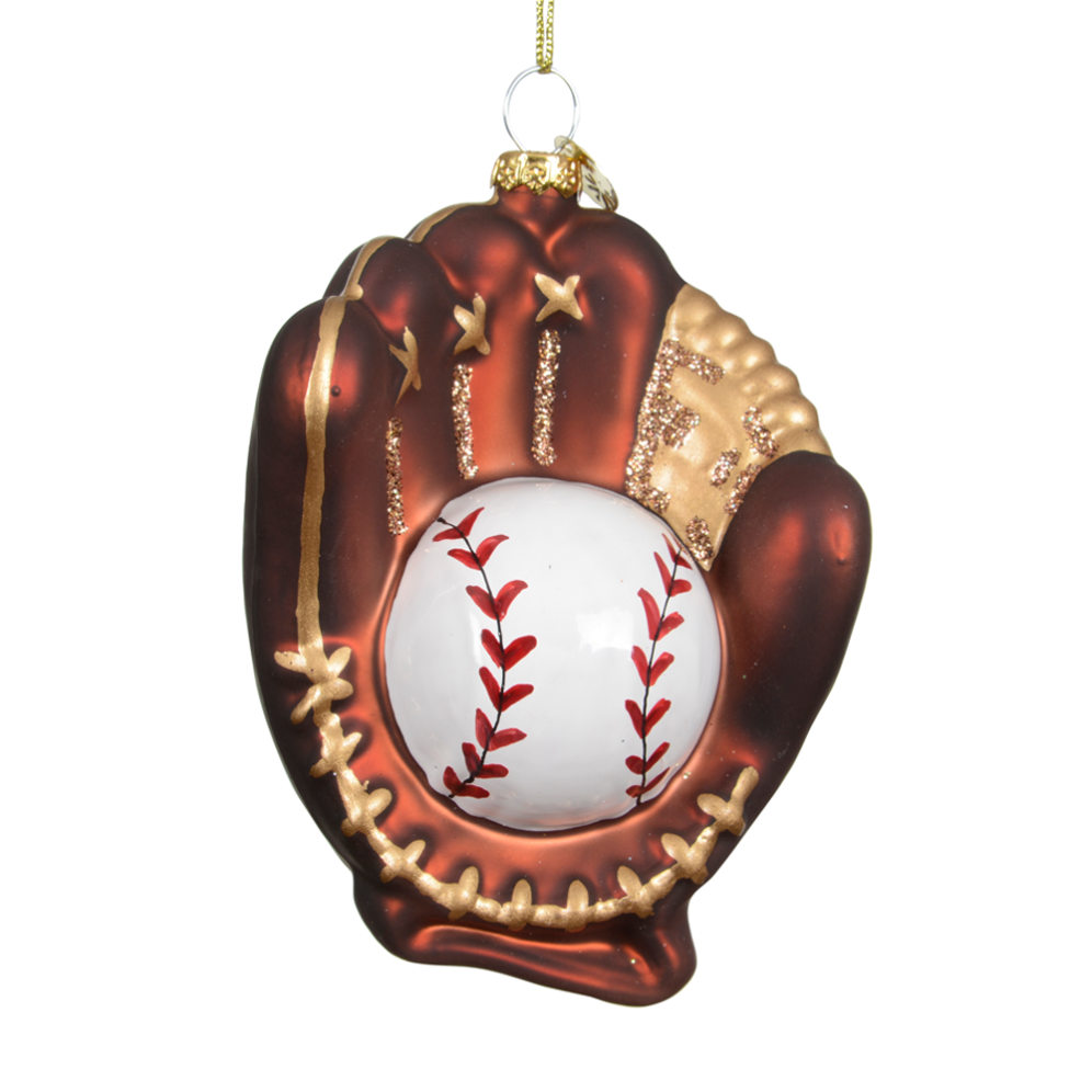 Decoris kerstornament - Honkbalhandschoen