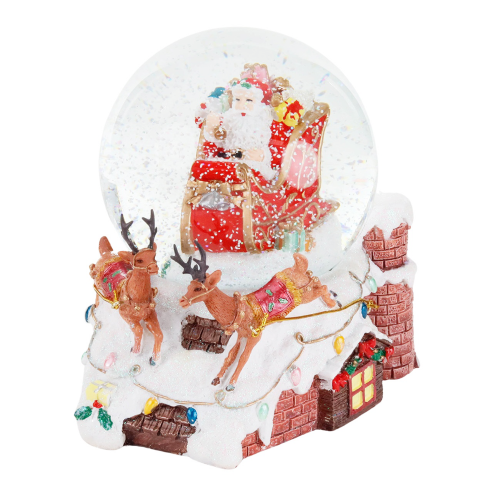 Goodwill sneeuwbol - Met arrenslee