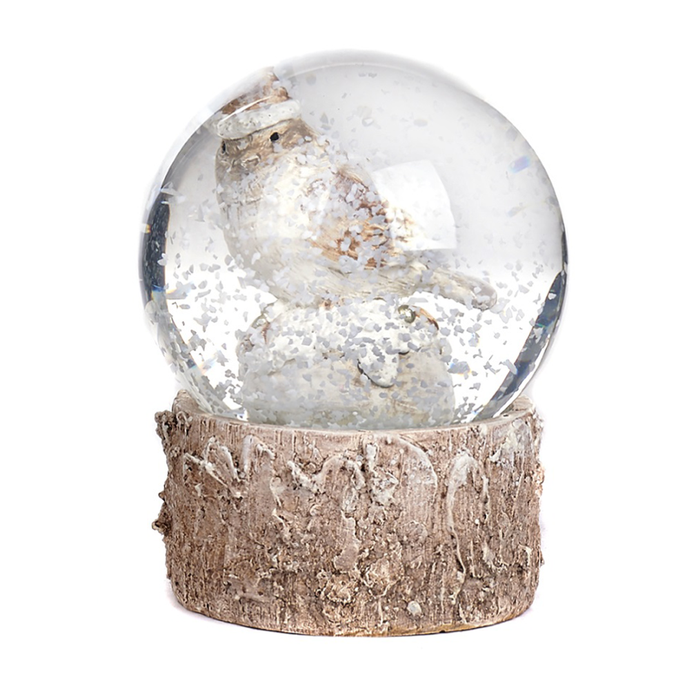 Goodwill sneeuwbol - Met vogel