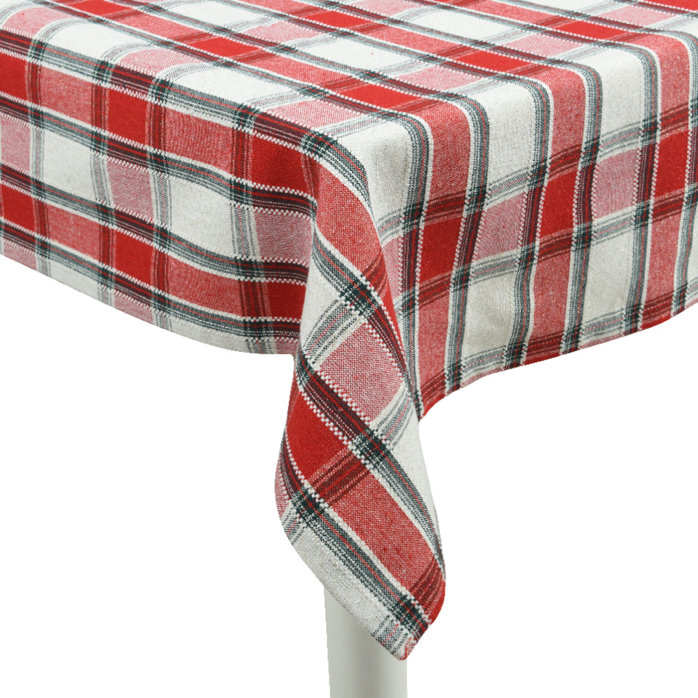 Decoris tafelkleed - Rood en wit