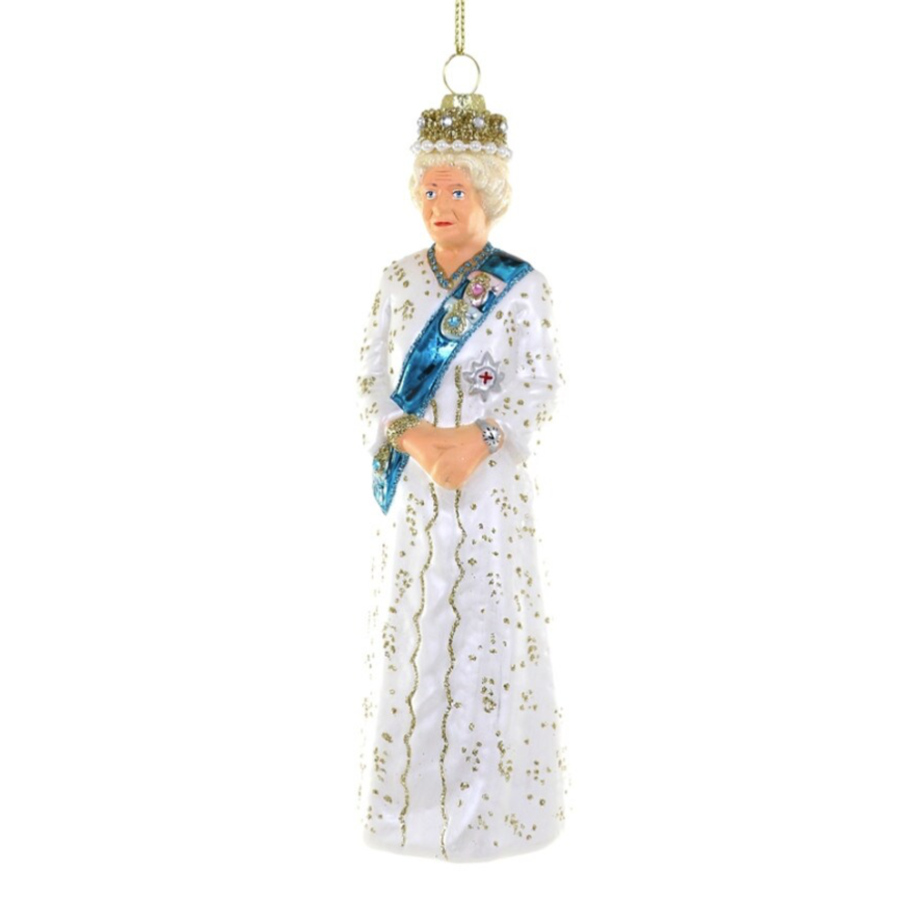 Cody Foster kerstornament - Koningin Elizabeth II