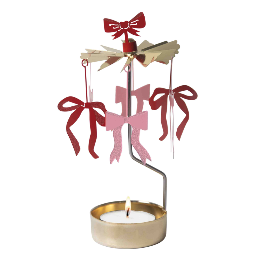 Pluto theelicht carrousel - Met strikken