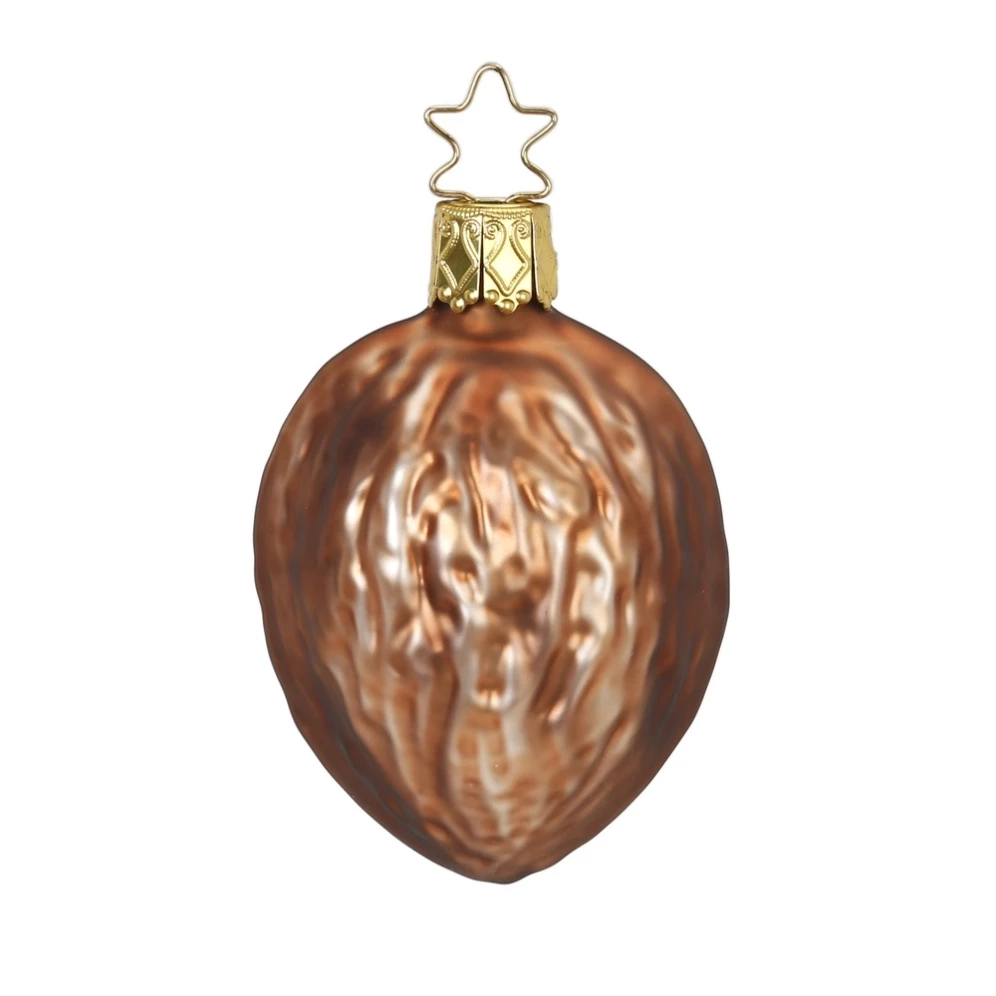 Inge Glas kerstornament - Walnoot