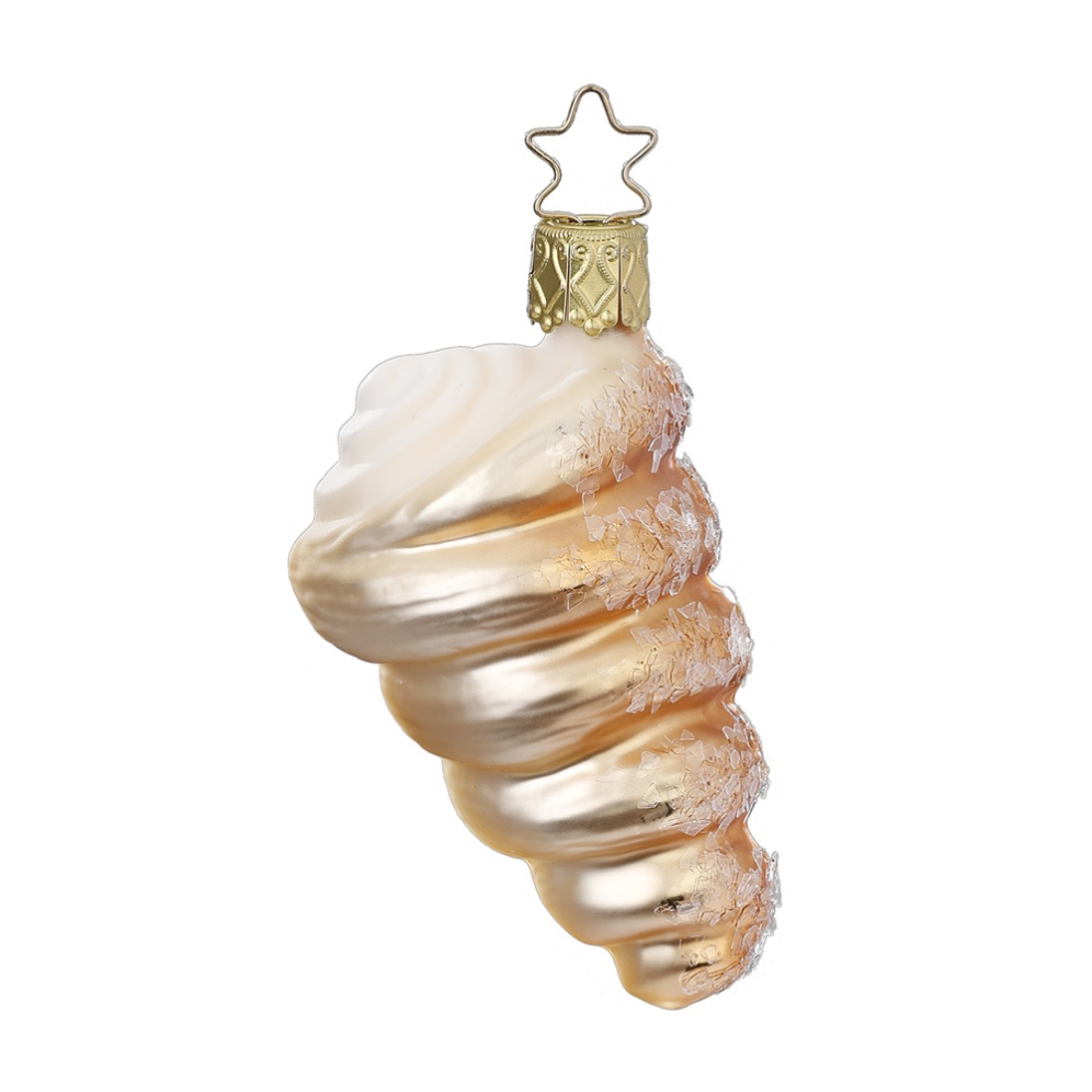 Inge Glas kerstornament - Roomhoorn