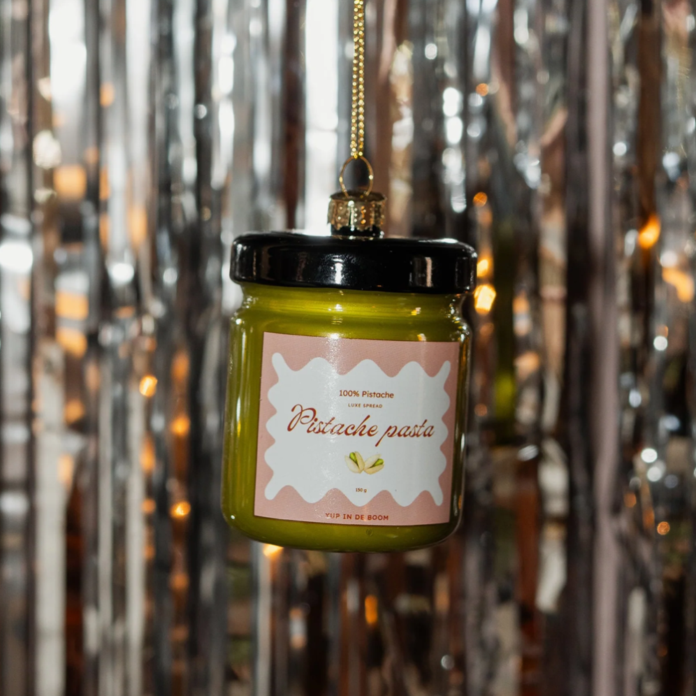 Yup in de Boom kerstornament - Pistache pasta