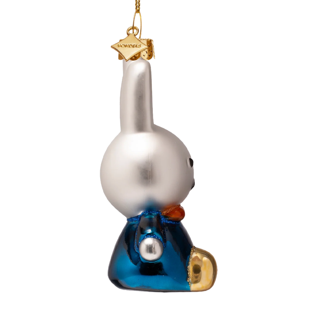 Vondels kerstornament - Nijntje met vlag