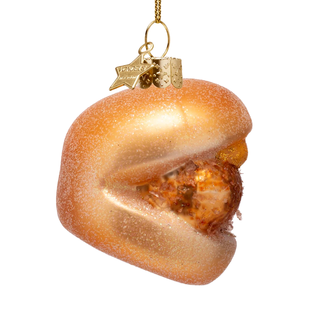 Vondels kerstornament - Broodje kroket