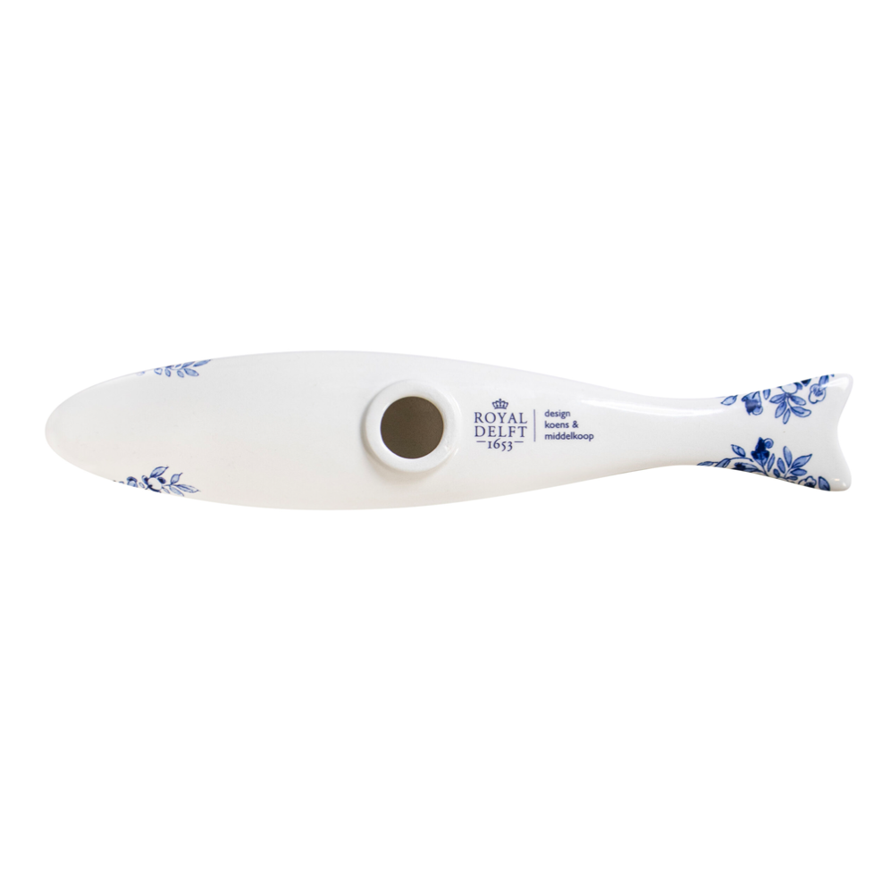 Royal Delft wanddecoratie - Blue Herring - Mesdag’s fleet