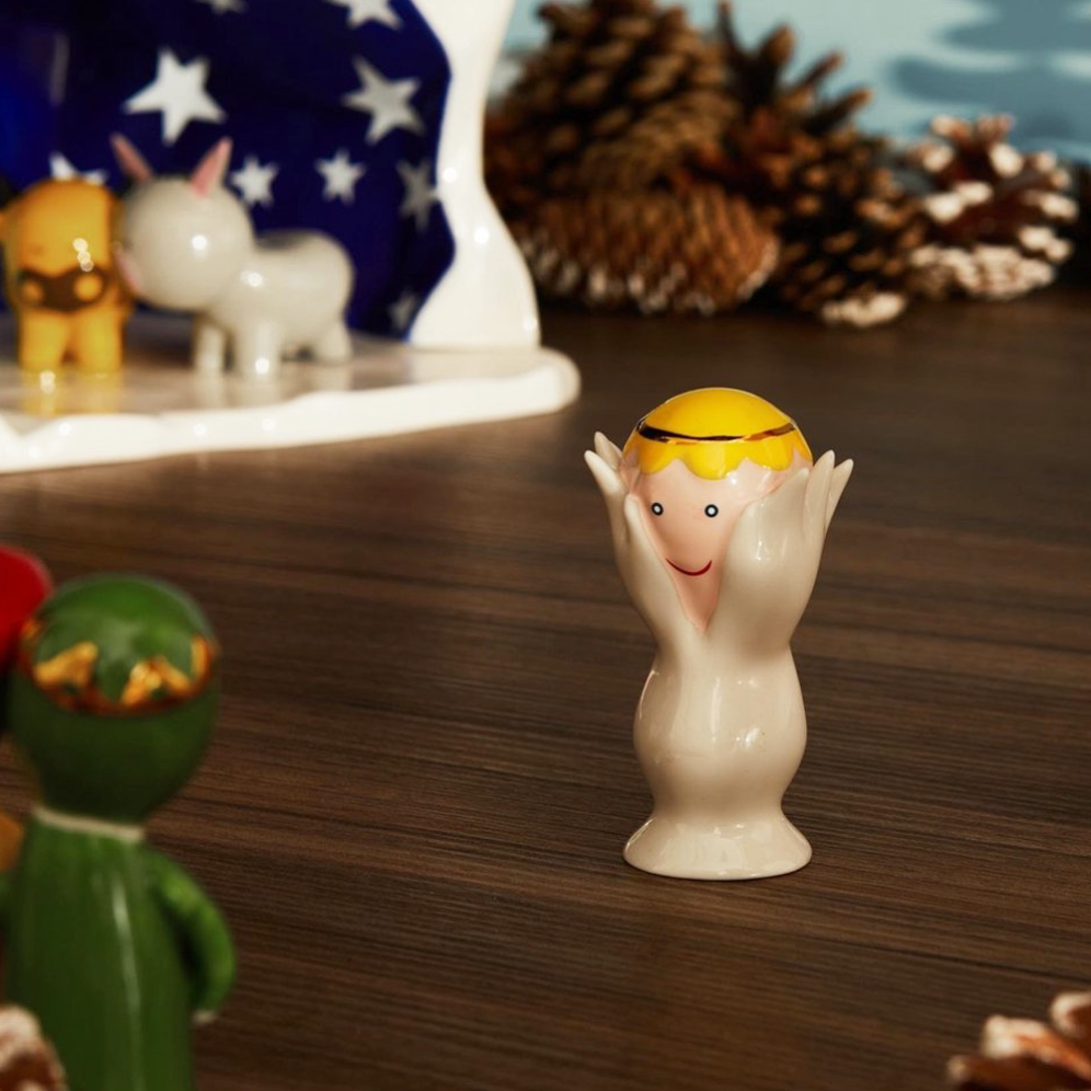 Alessi kerststal - Happy Eternity Baby - Engel