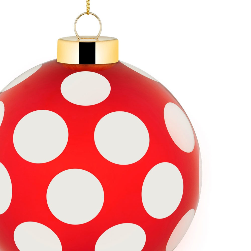 Alessi kerstbal - Delight - Rood