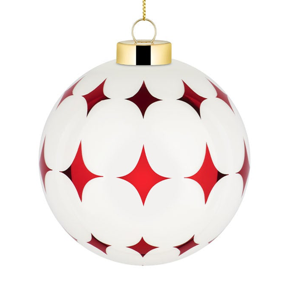 Alessi kerstbal - Delight - Rood