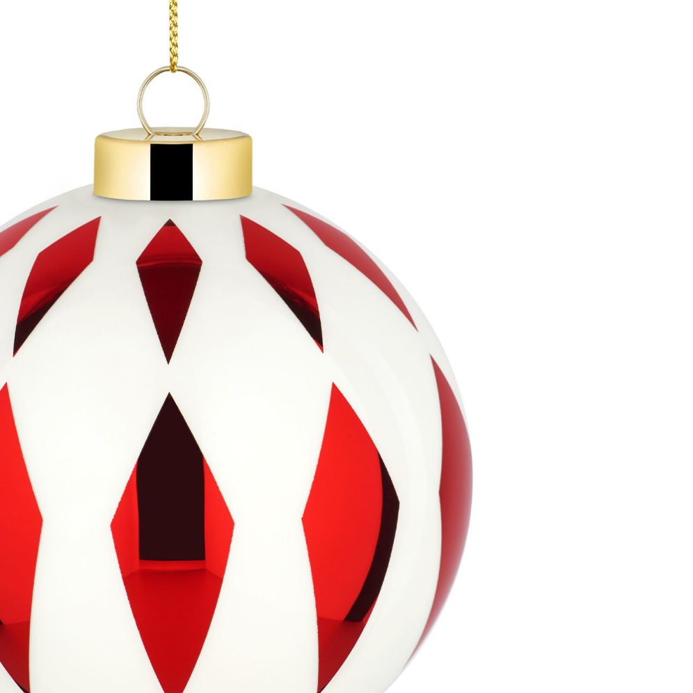 Alessi kerstbal - Delight - Rood
