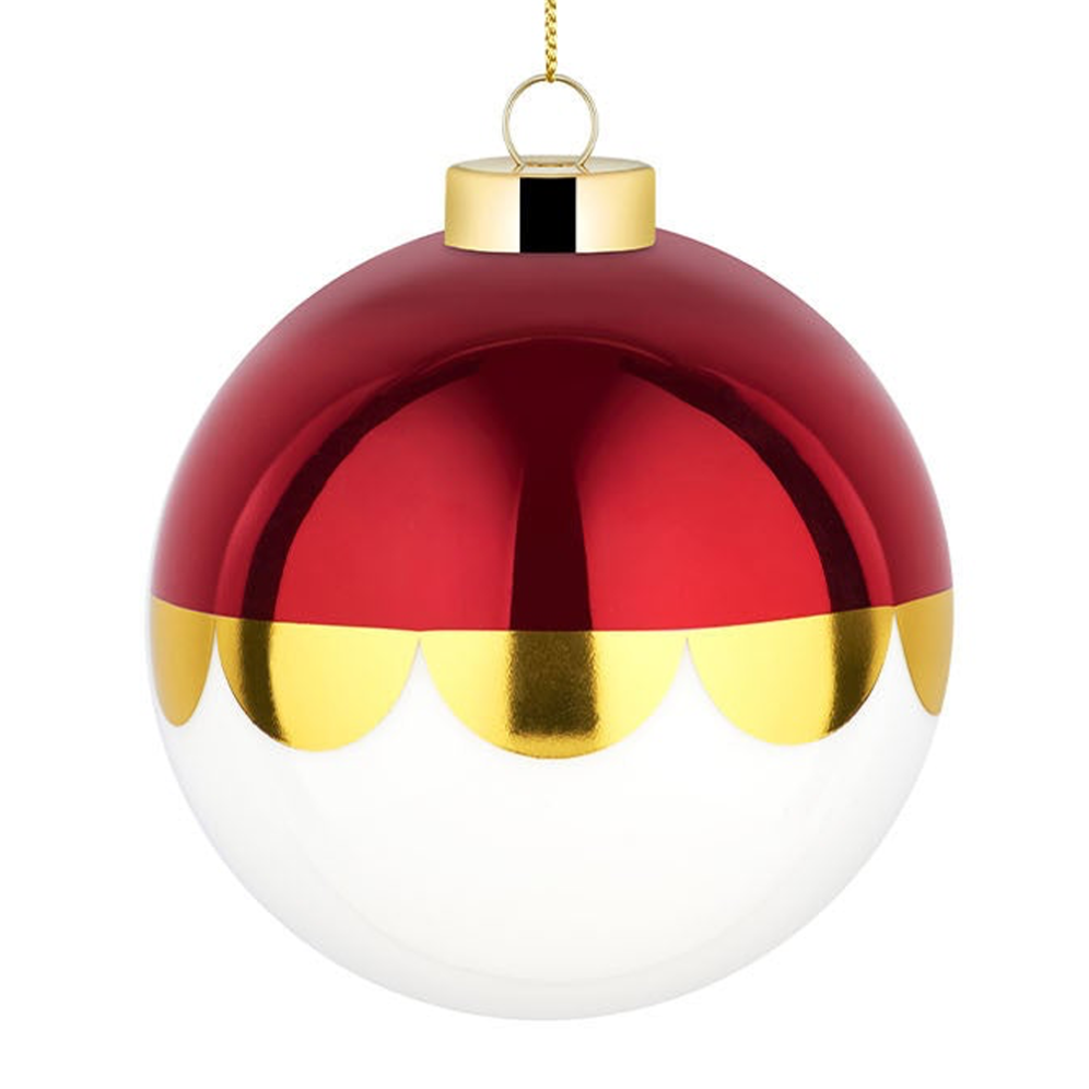Alessi kerstbal - Delight - Rood