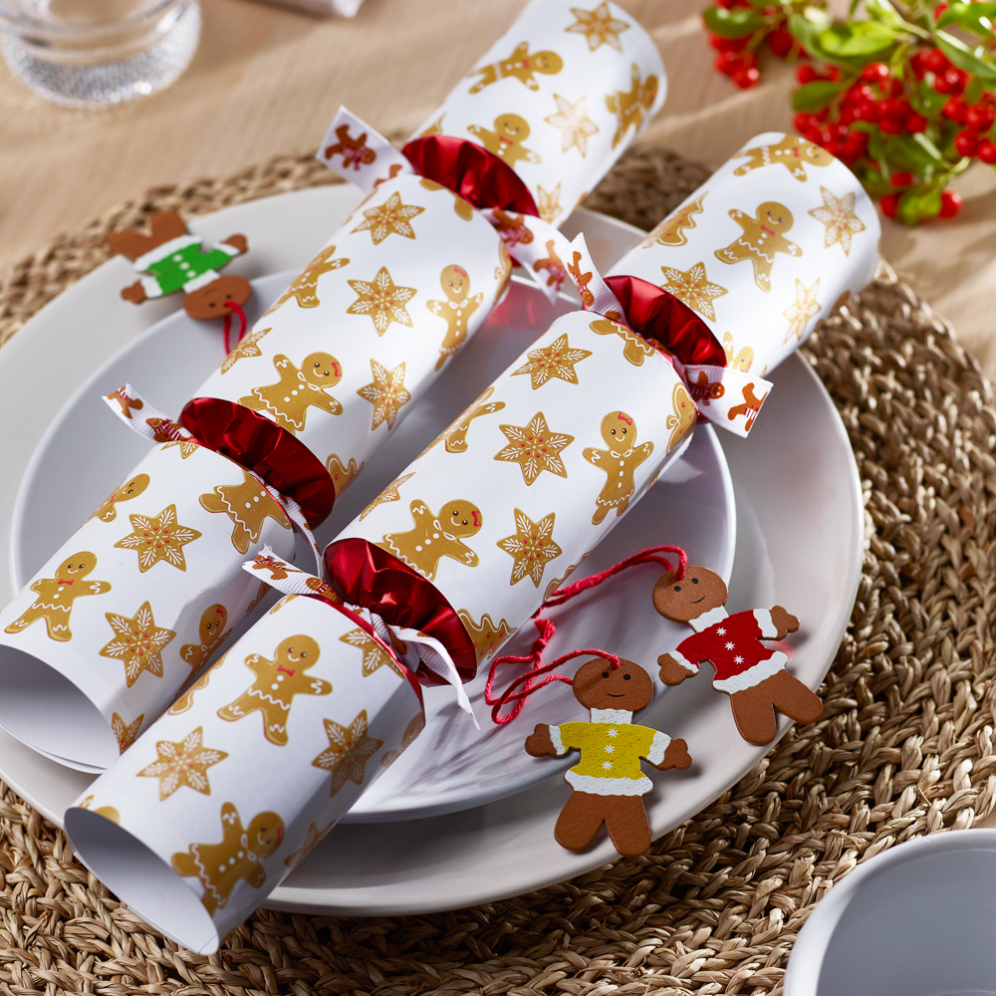 Robin Reed Christmas cracker - Gingerbread Charm - Set van 6