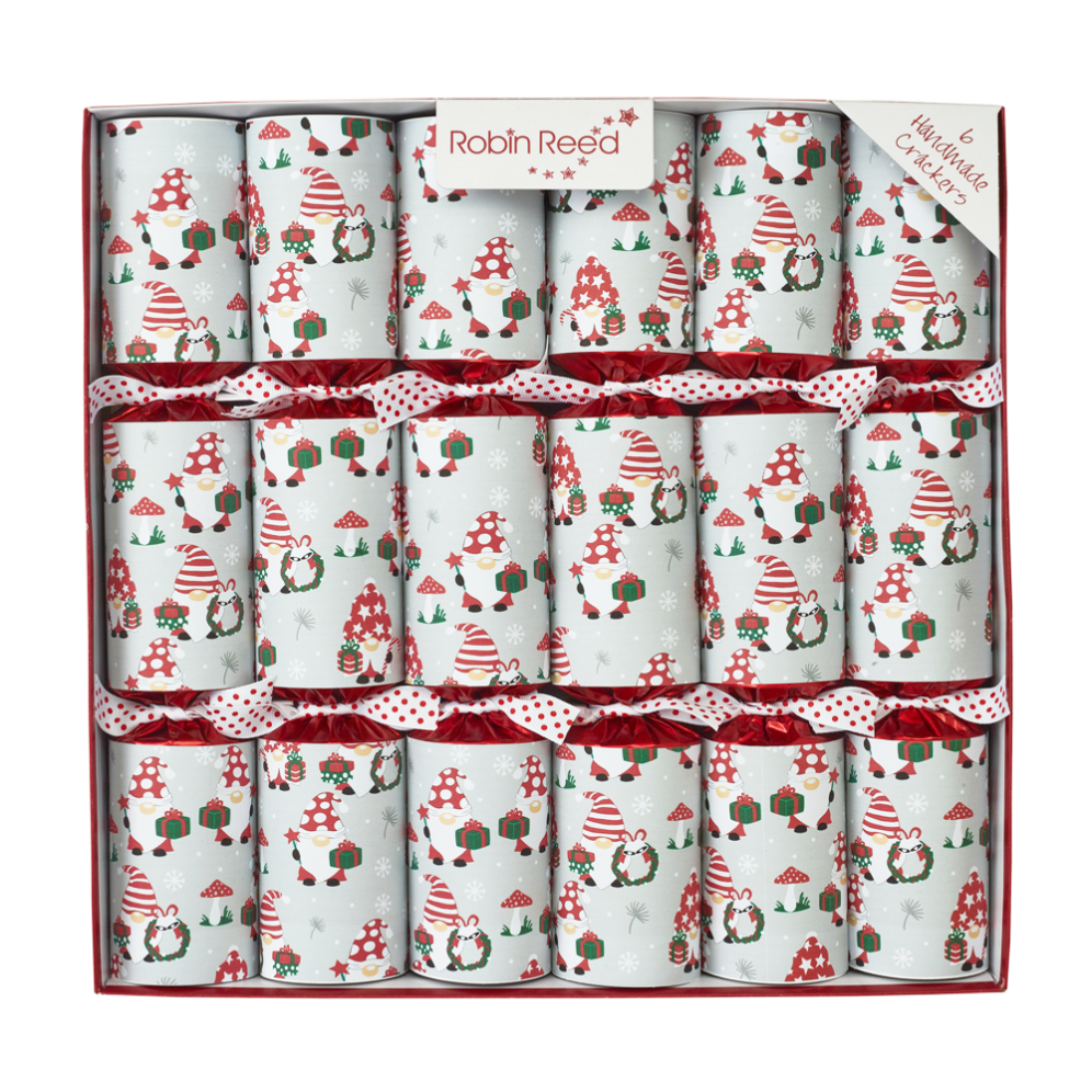 Robin Reed Christmas crackers - Racing Gnomes - Set van 6