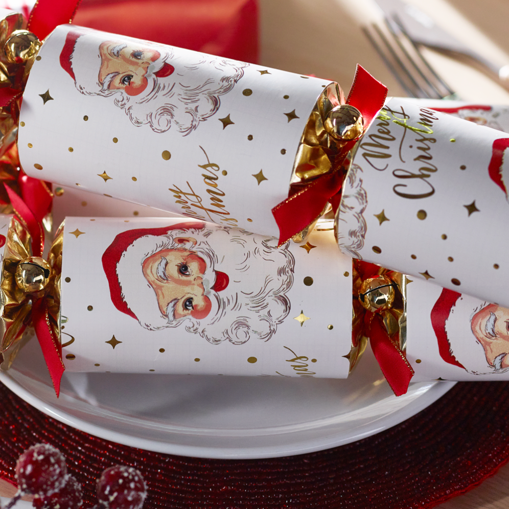 Robin Reed Christmas crackers - Racing Santa - Set van 6