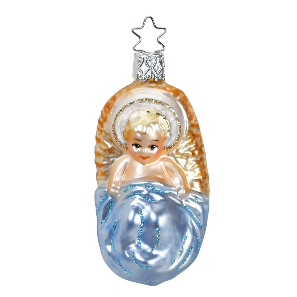 Inge Glas kerstornament - Kindje Jezus