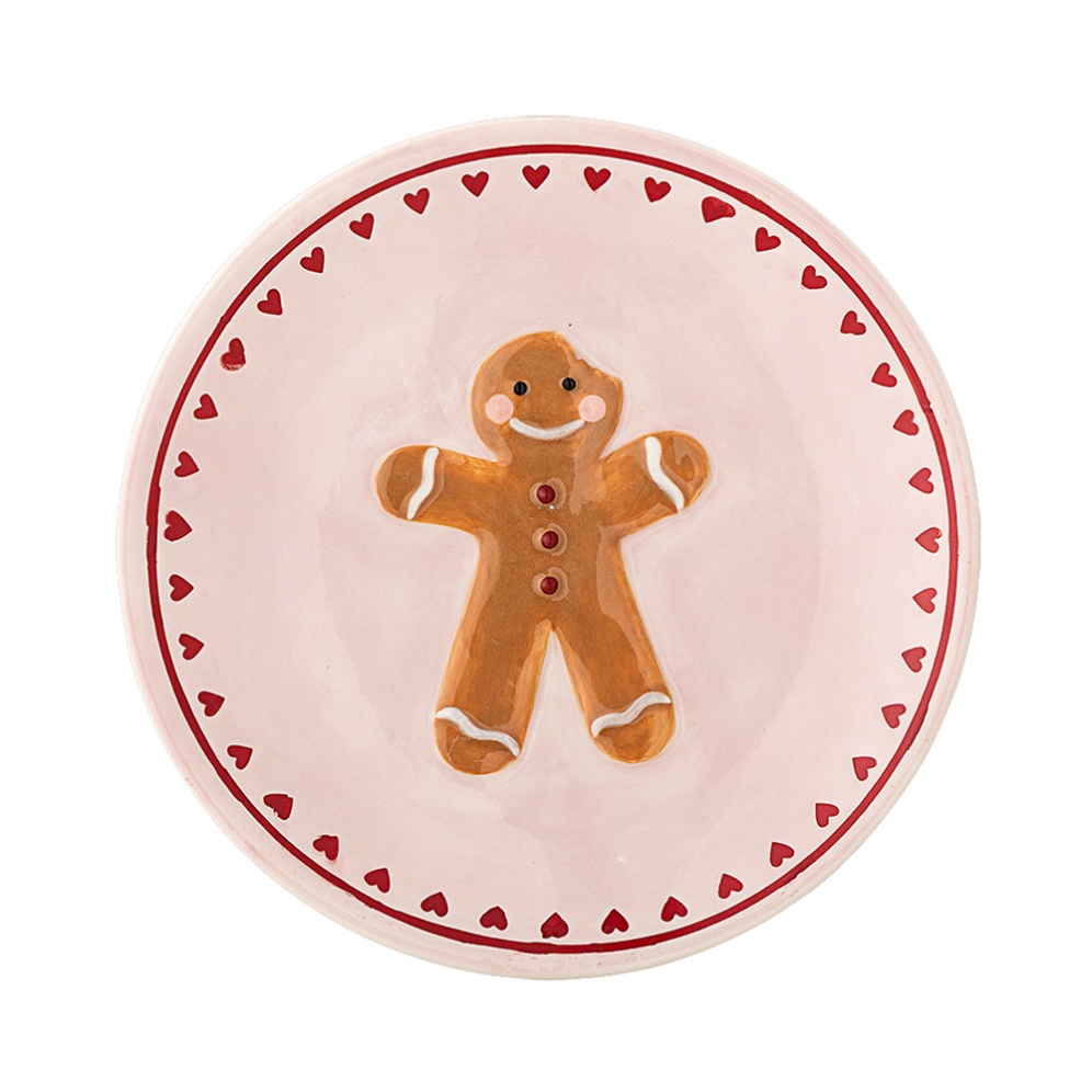 Bloomingville gebaksschotel - Met gingerbread poppetje