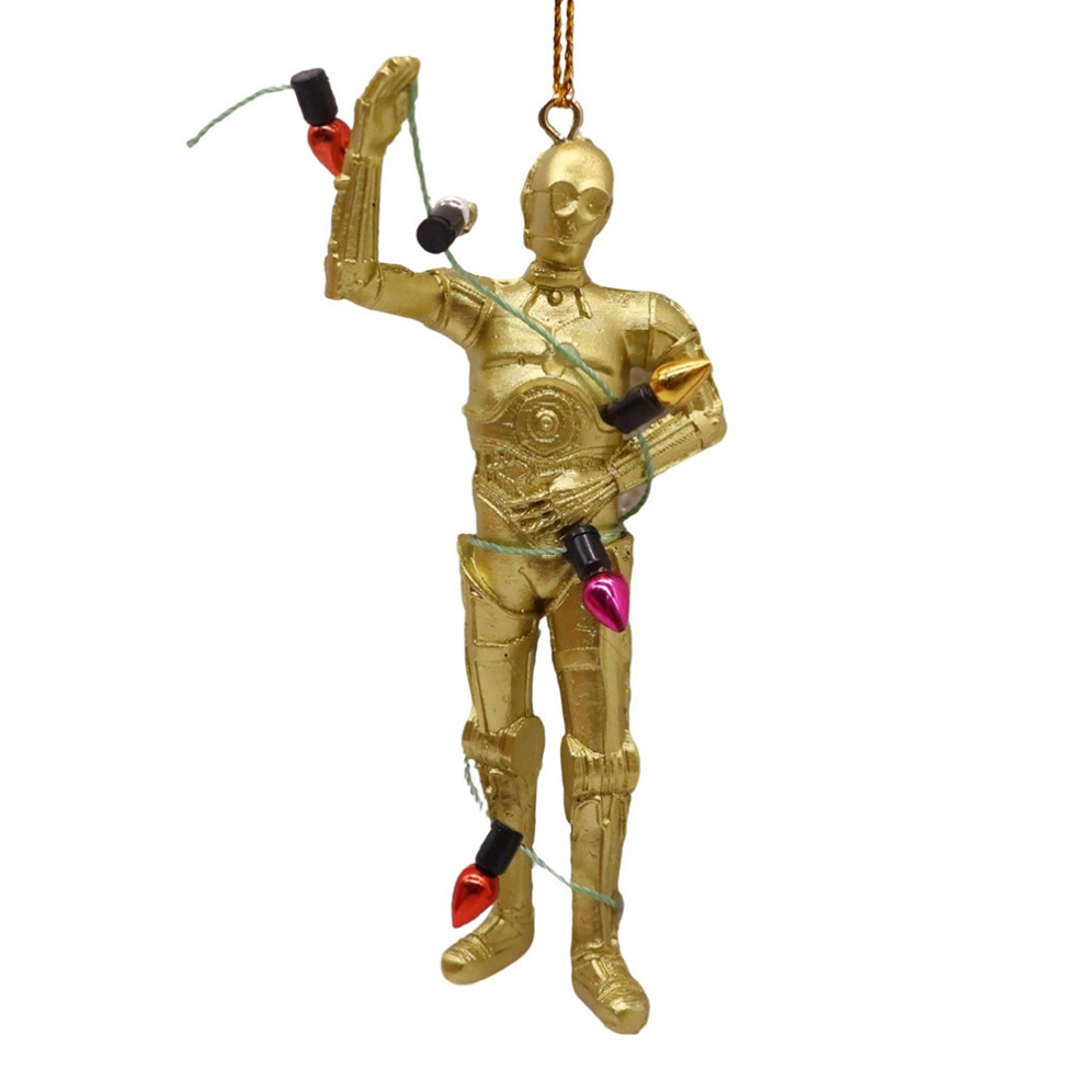Star Wars kerstornament - C-3PO met kerstlichtjes