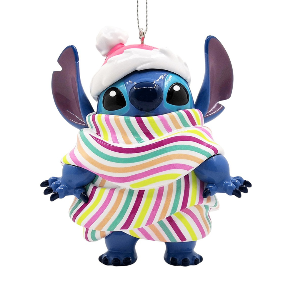 Disney kerstornament - Stitch in sjaal