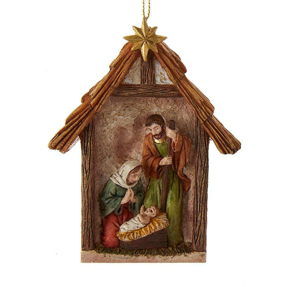 Kurt Adler kerstornament - Kerststal