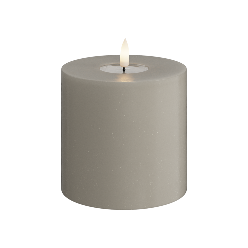 Deluxe Homeart LED stompkaars - Zand - 10cm