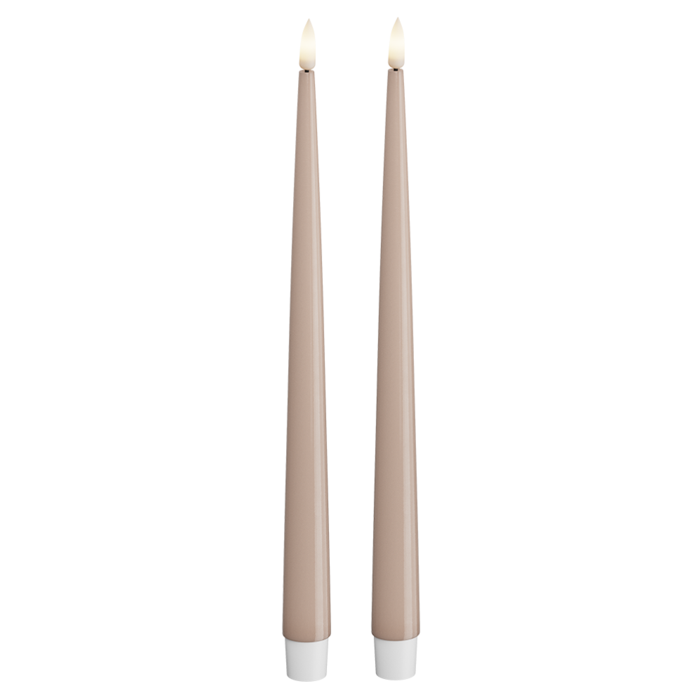 Deluxe Homeart LED dinerkaars - Rose - Set van 2