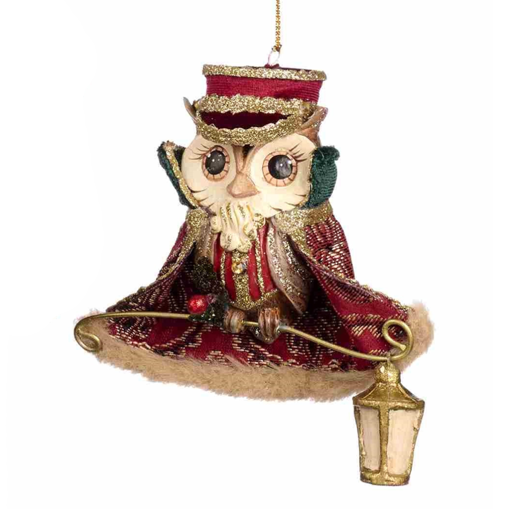 Goodwill kerstornament - Uil - Met lantaarn