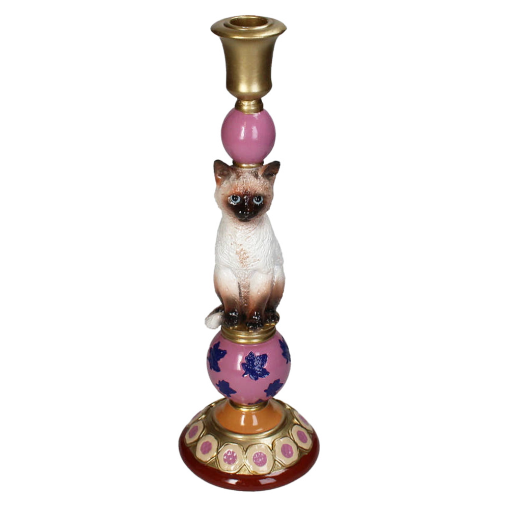 HD Collection kandelaar - Siamese kat