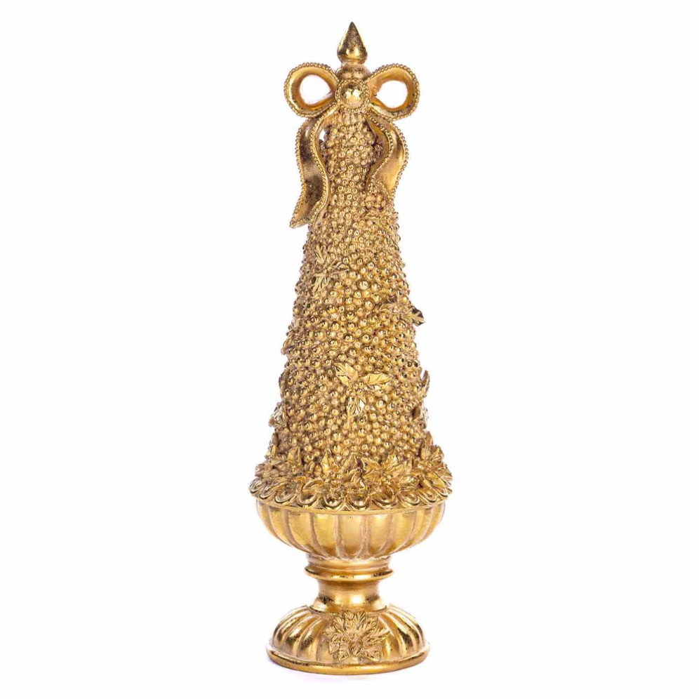 Goodwill kerstbeeld - Kerstboom met hulst - 41cm