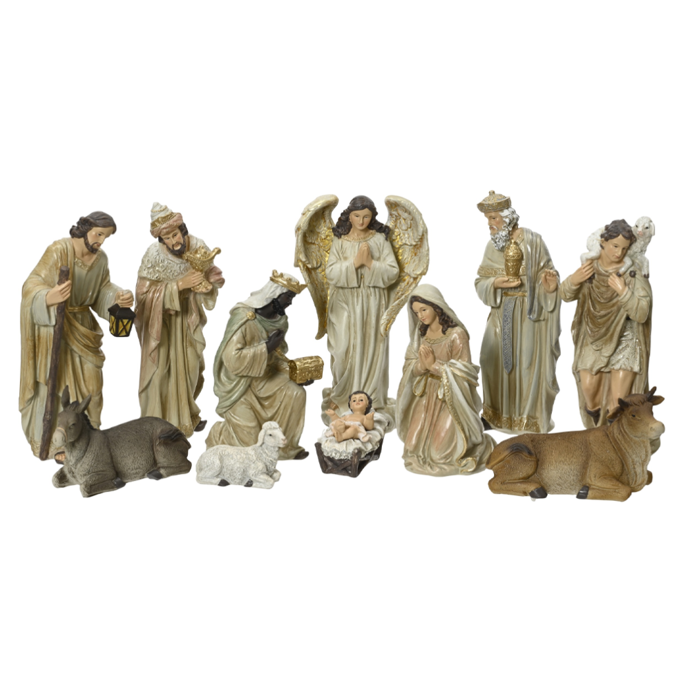 Decoris kerststal - Set van 11