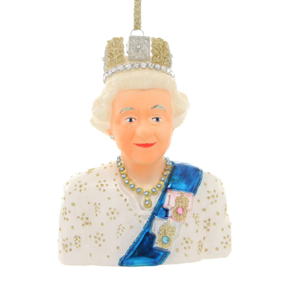 Cody Foster kerstornament - Queen Elizabeth