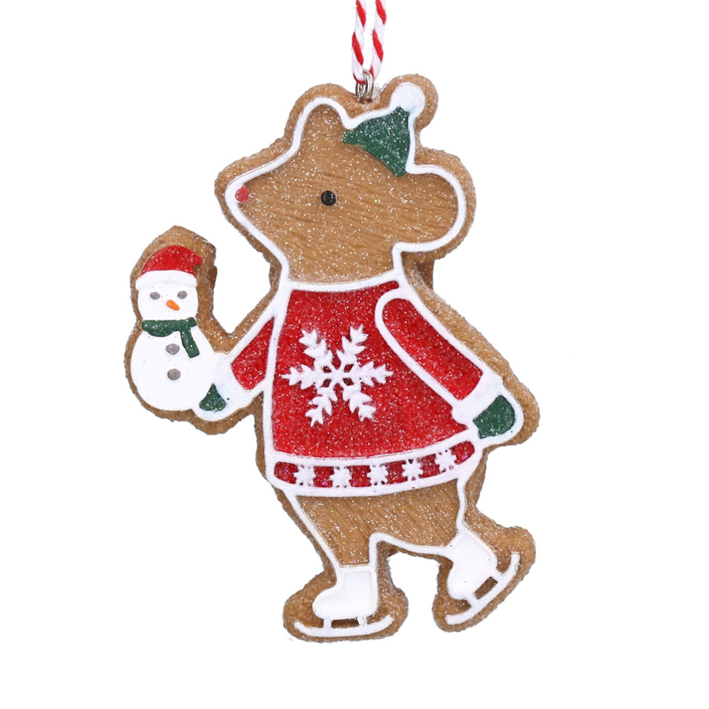 Gisela Graham kerstornament - Gingerbread muis