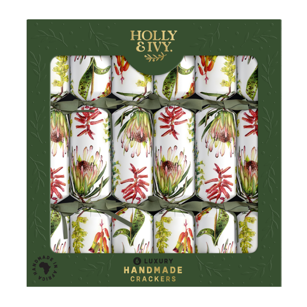 Holly & Ivy Christmas crackers - Fynbos - Set van 6